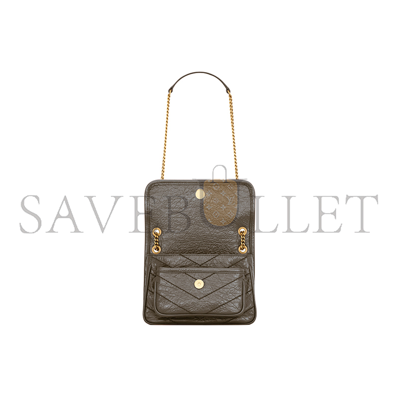 YSL NIKI MINI IN VINTAGE LEATHER 8460870EN073212 (18*12.5*5cm)